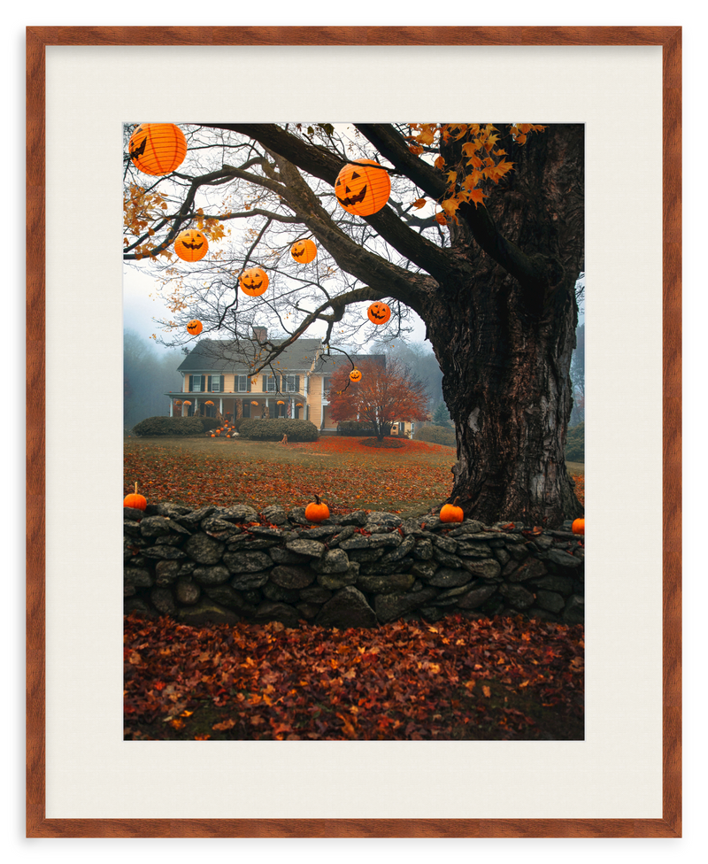 October Home Framed Art Print