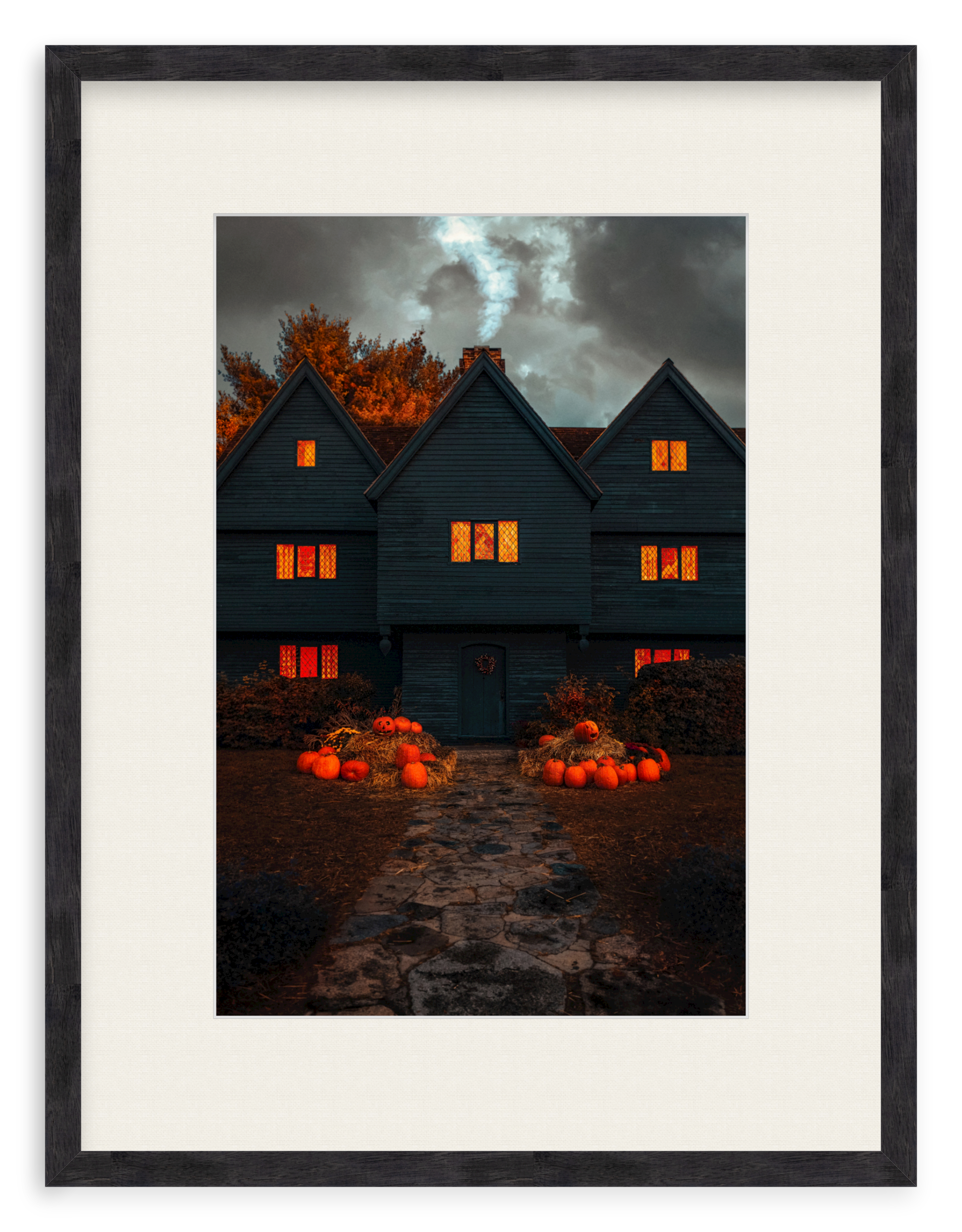 Salem Witch House Framed Art Print