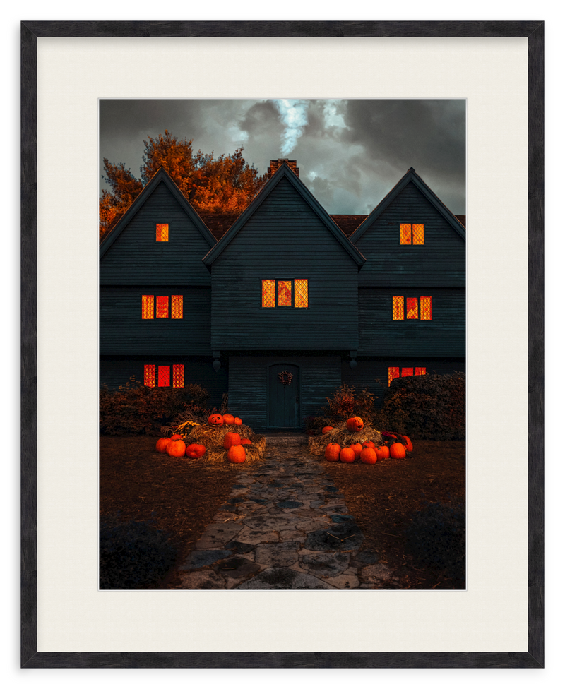 Salem Witch House Framed Art Print