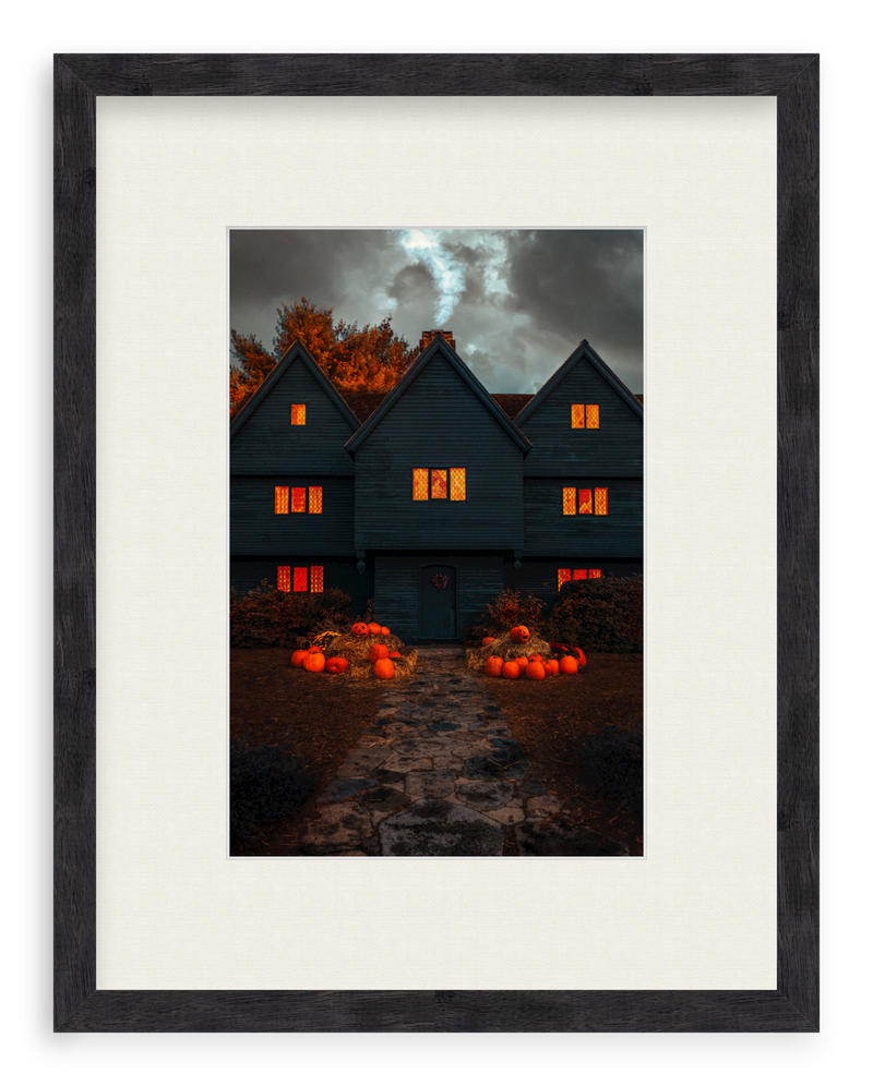 Salem Witch House Framed Art Print