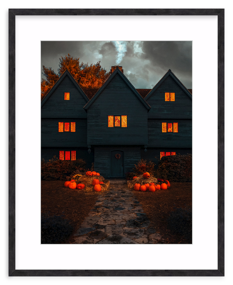 Salem Witch House Framed Art Print