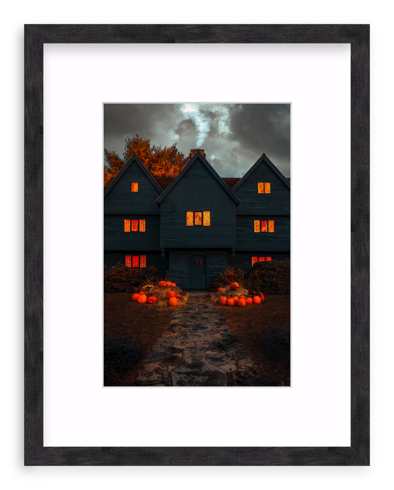 Salem Witch House Framed Art Print