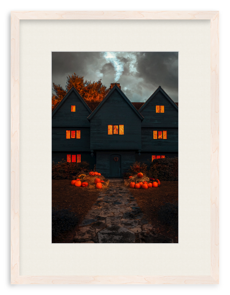 Salem Witch House Framed Art Print