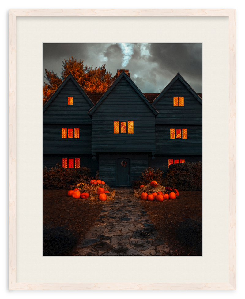 Salem Witch House Framed Art Print