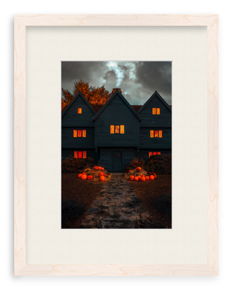 Salem Witch House Framed Art Print