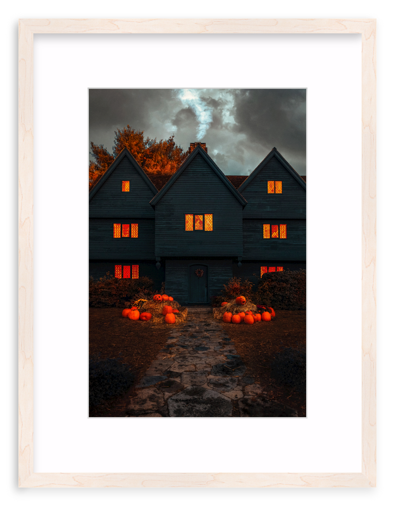 Salem Witch House Framed Art Print