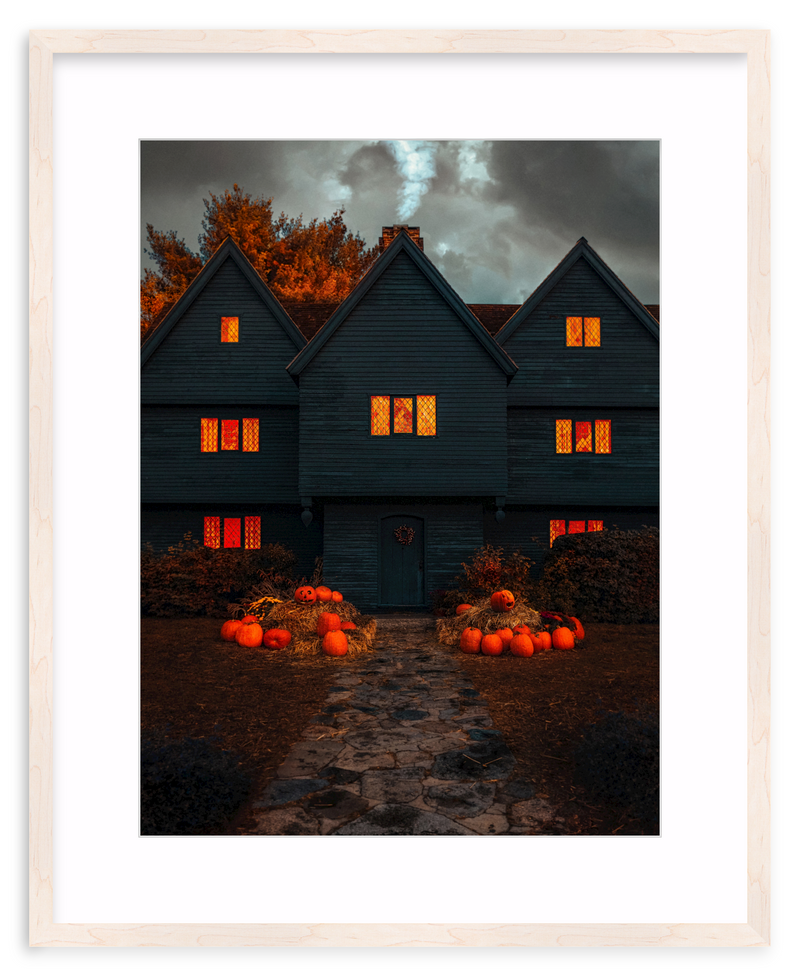 Salem Witch House Framed Art Print