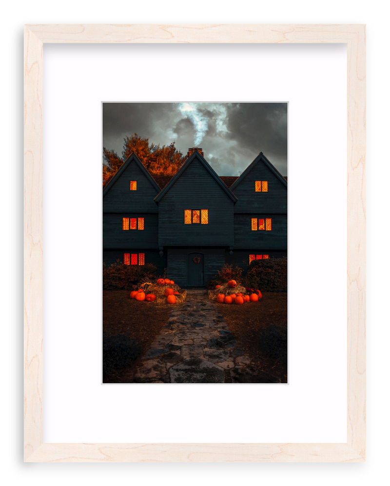 Salem Witch House Framed Art Print