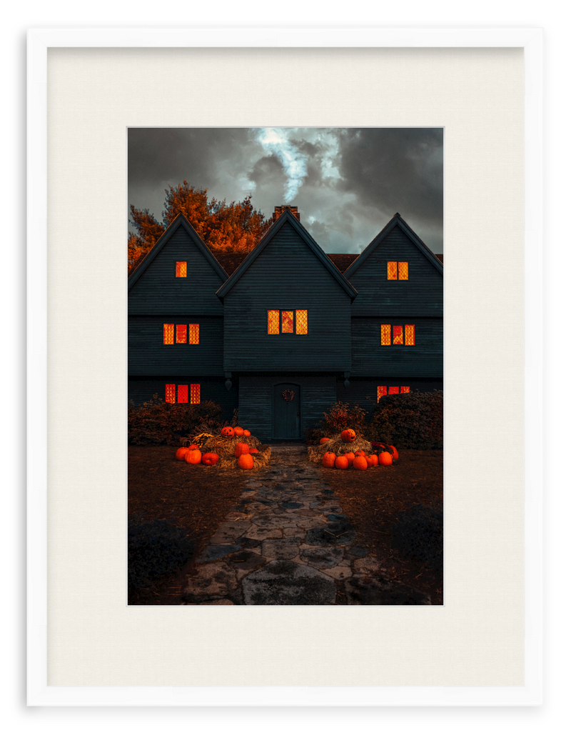 Salem Witch House Framed Art Print