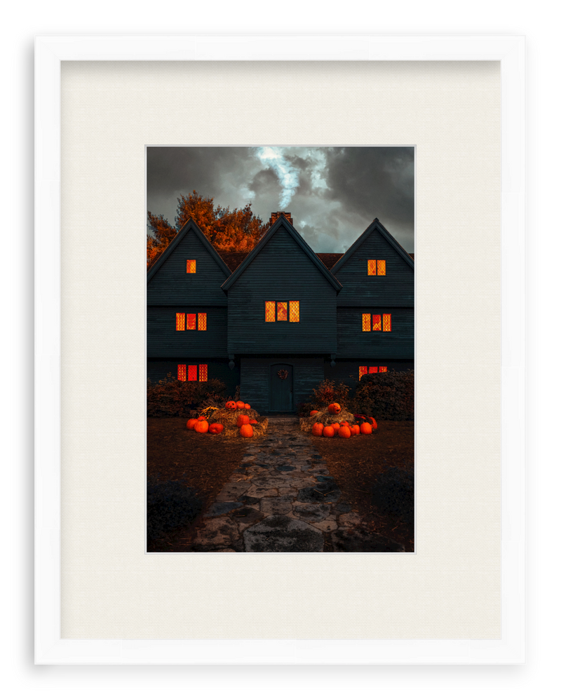Salem Witch House Framed Art Print