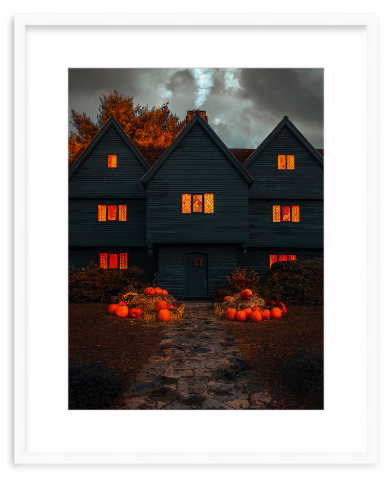 Salem Witch House Framed Art Print