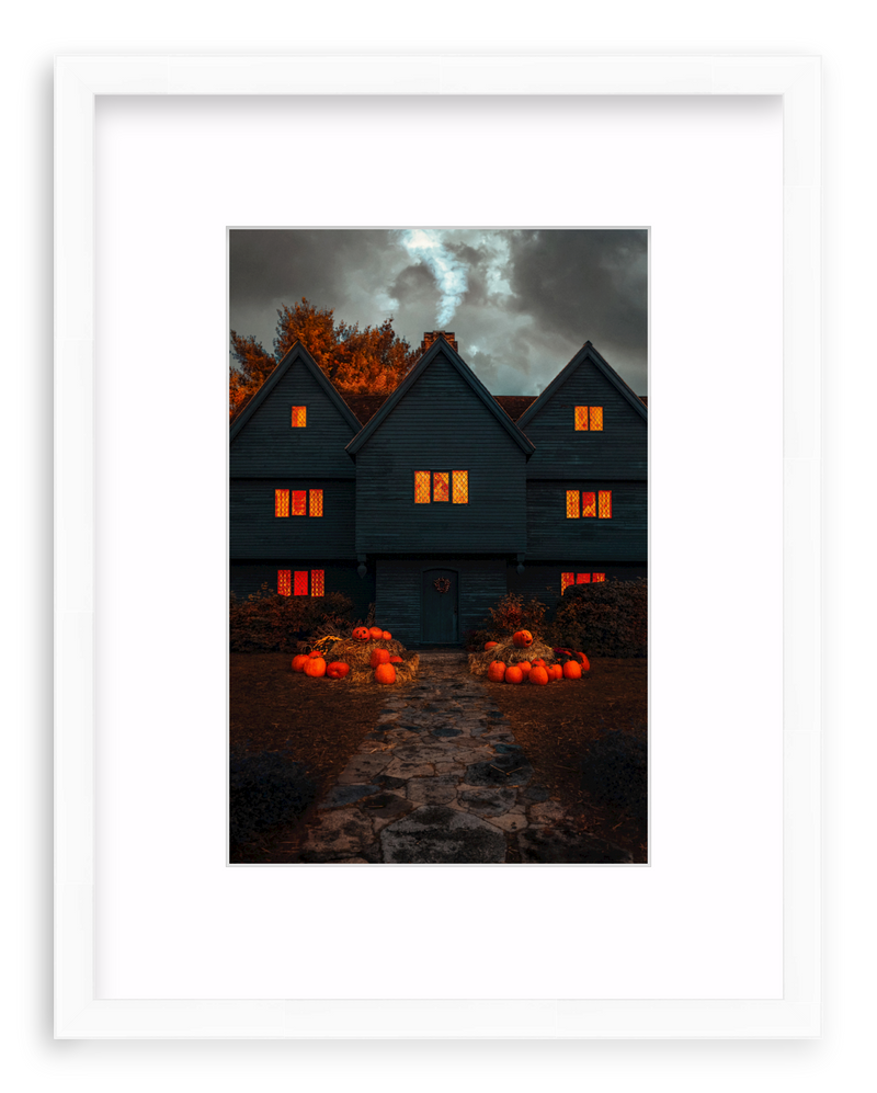 Salem Witch House Framed Art Print