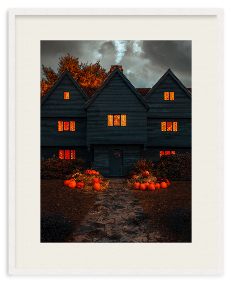 Salem Witch House Framed Art Print