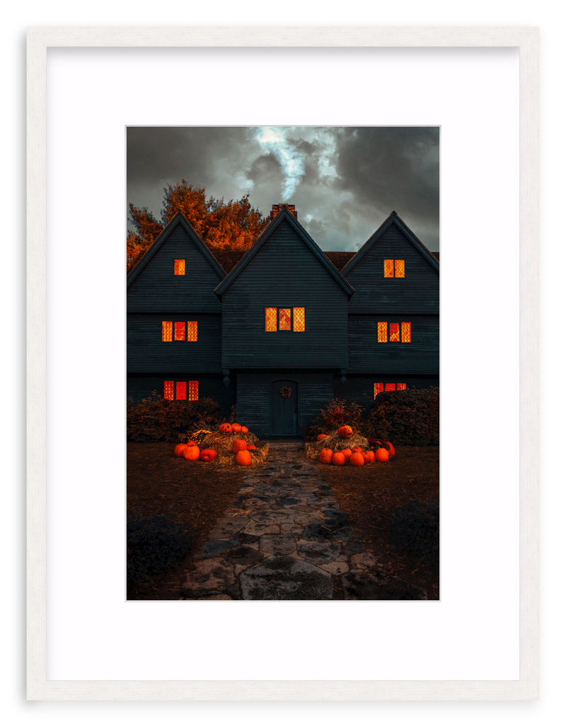 Salem Witch House Framed Art Print