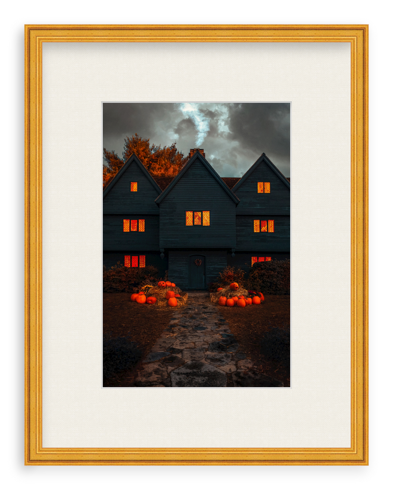 Salem Witch House Framed Art Print