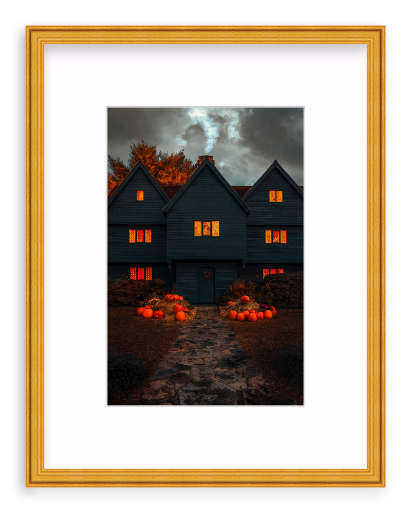 Salem Witch House Framed Art Print