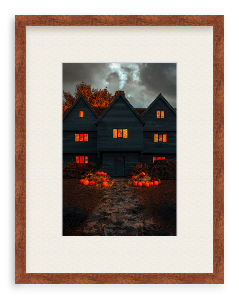 Salem Witch House Framed Art Print