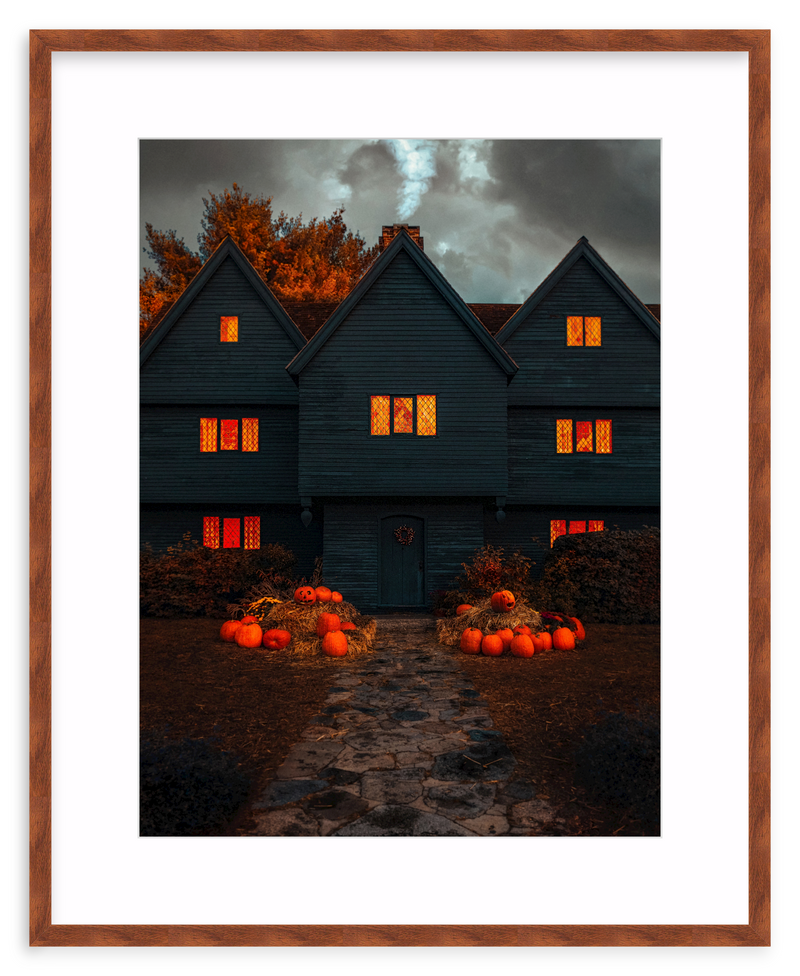 Salem Witch House Framed Art Print