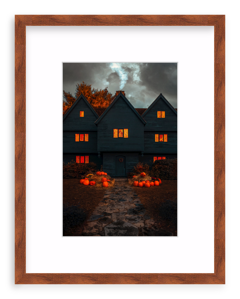 Salem Witch House Framed Art Print