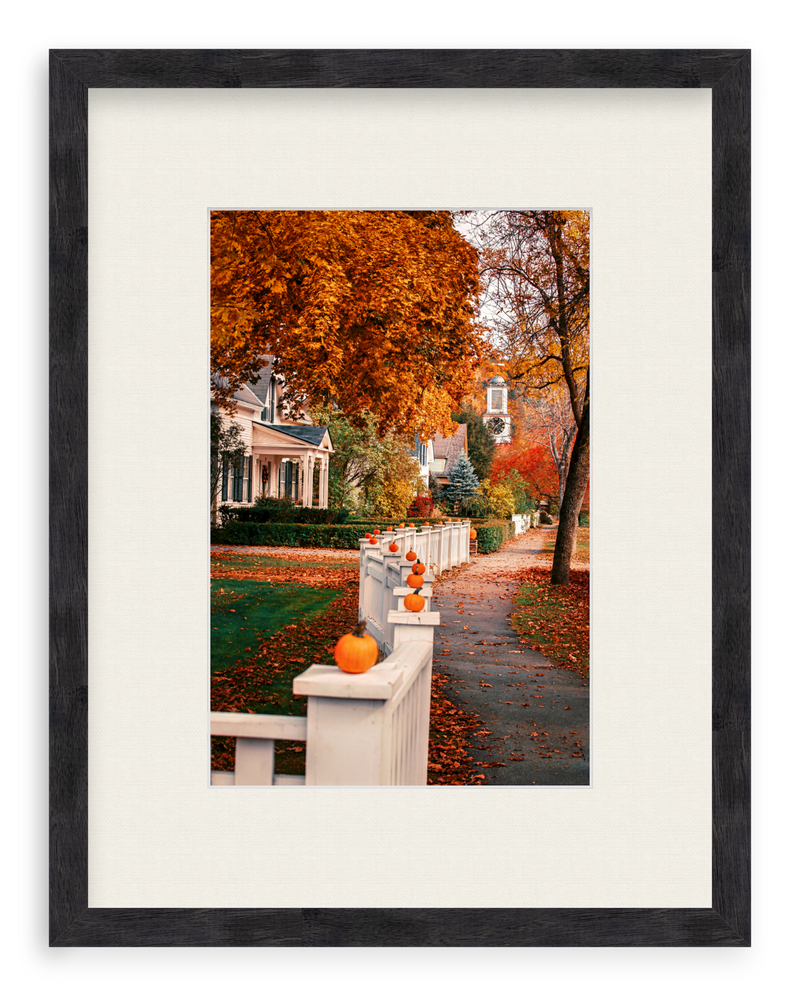 Woodstock Harvest Stroll Framed Art Print