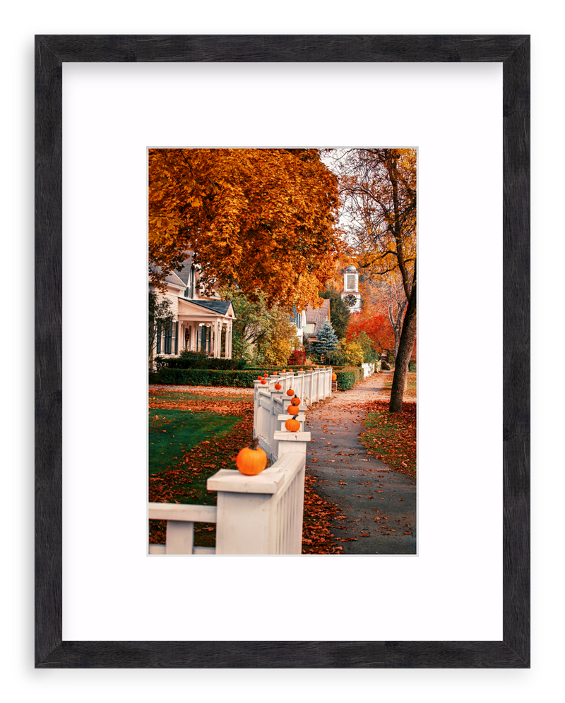 Woodstock Harvest Stroll Framed Art Print