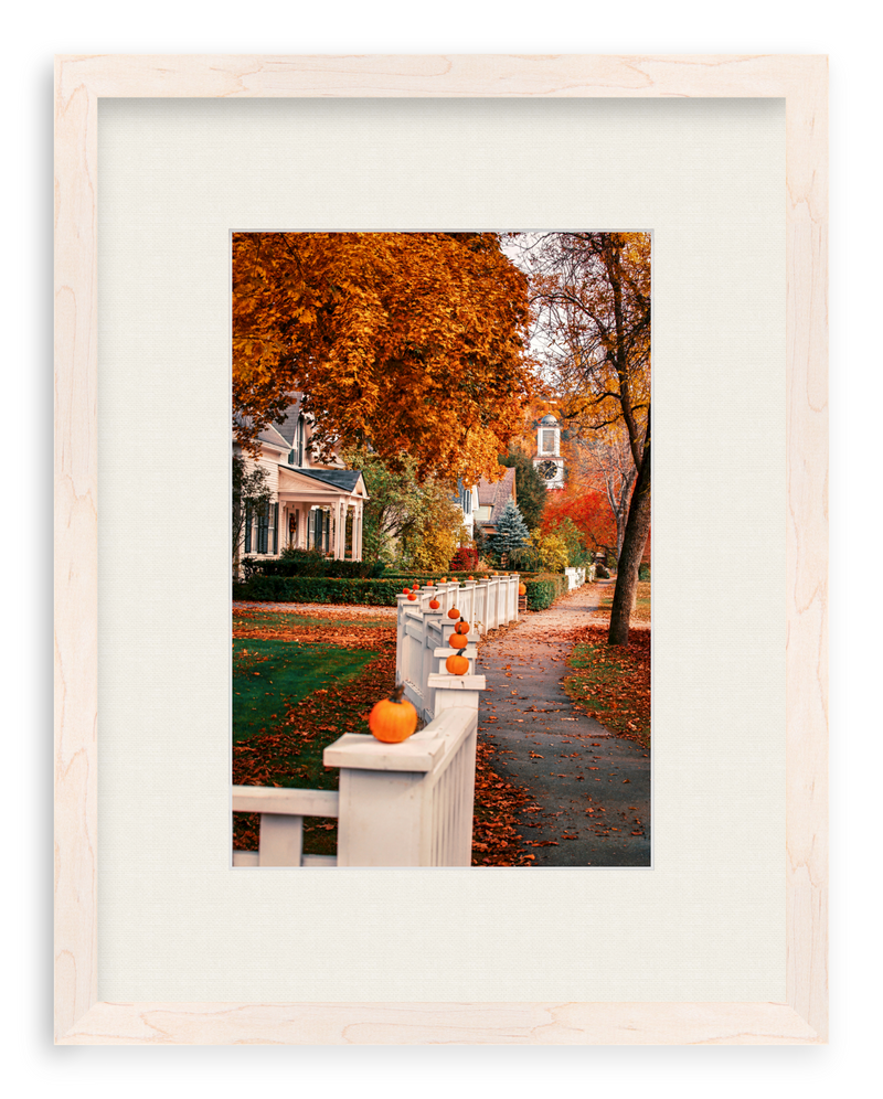 Woodstock Harvest Stroll Framed Art Print