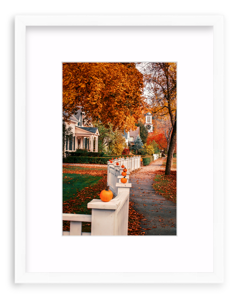 Woodstock Harvest Stroll Framed Art Print