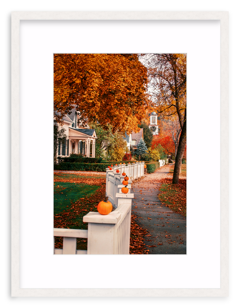 Woodstock Harvest Stroll Framed Art Print