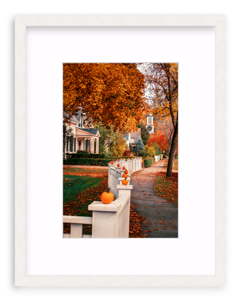 Woodstock Harvest Stroll Framed Art Print