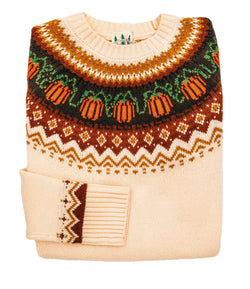 The Cozy Pumpkin Sweater - Women's  Cream