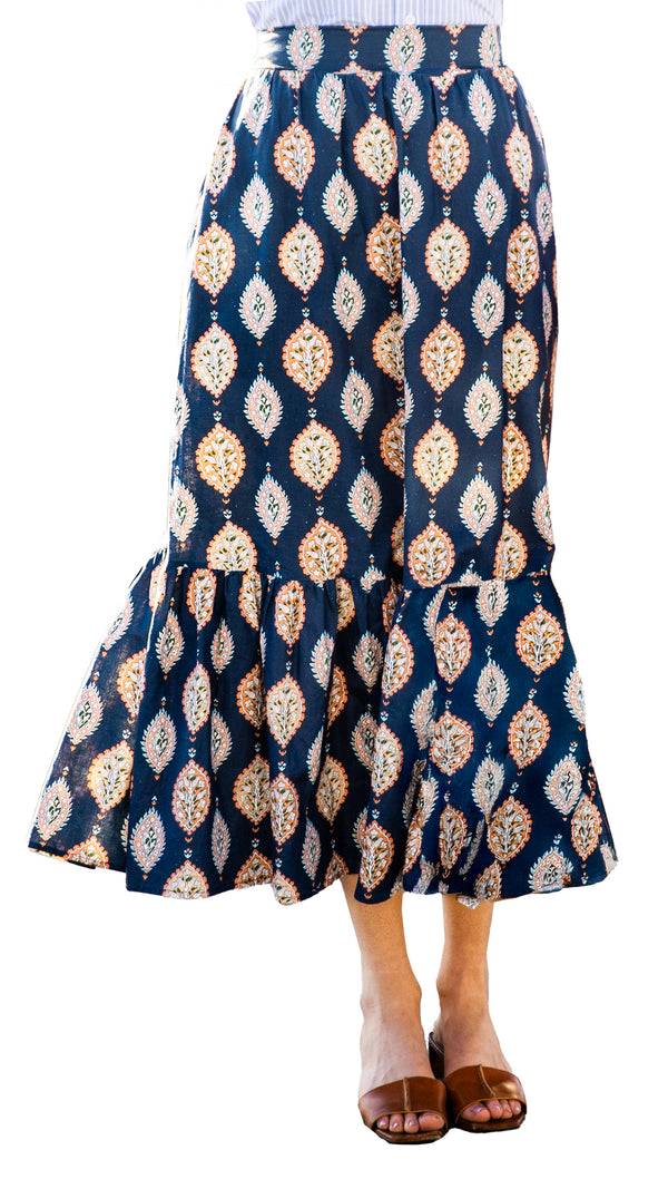 Paisley Garden Maxi Skirt