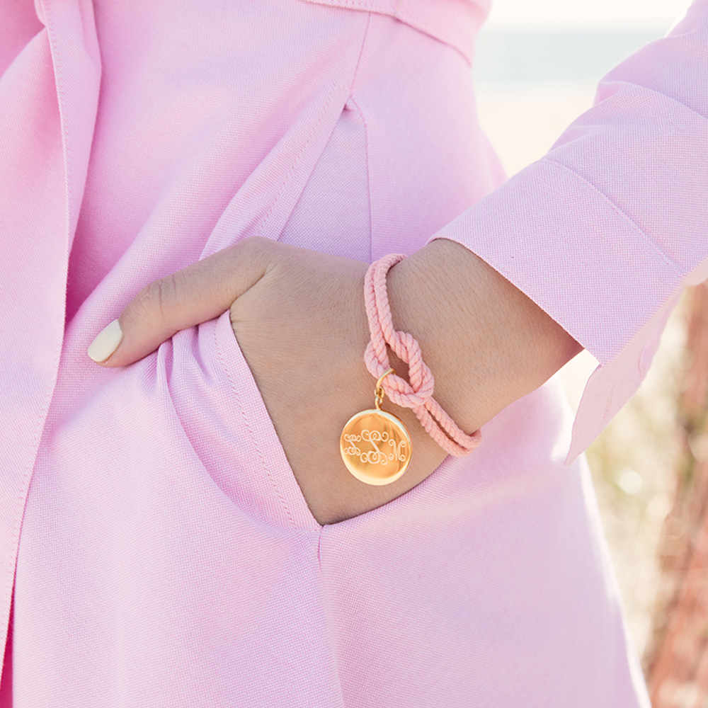 Palm Beach Knot Engravable Graduation Bracelet