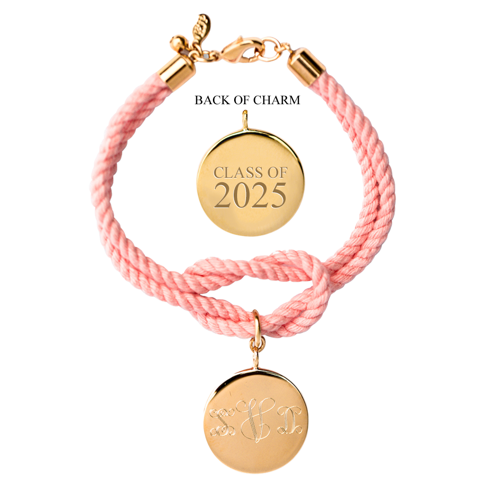 Palm Beach Knot Engravable Graduation Bracelet