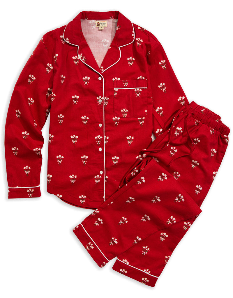 Paperwhite Bouquet Women's Flannel Pajama Set