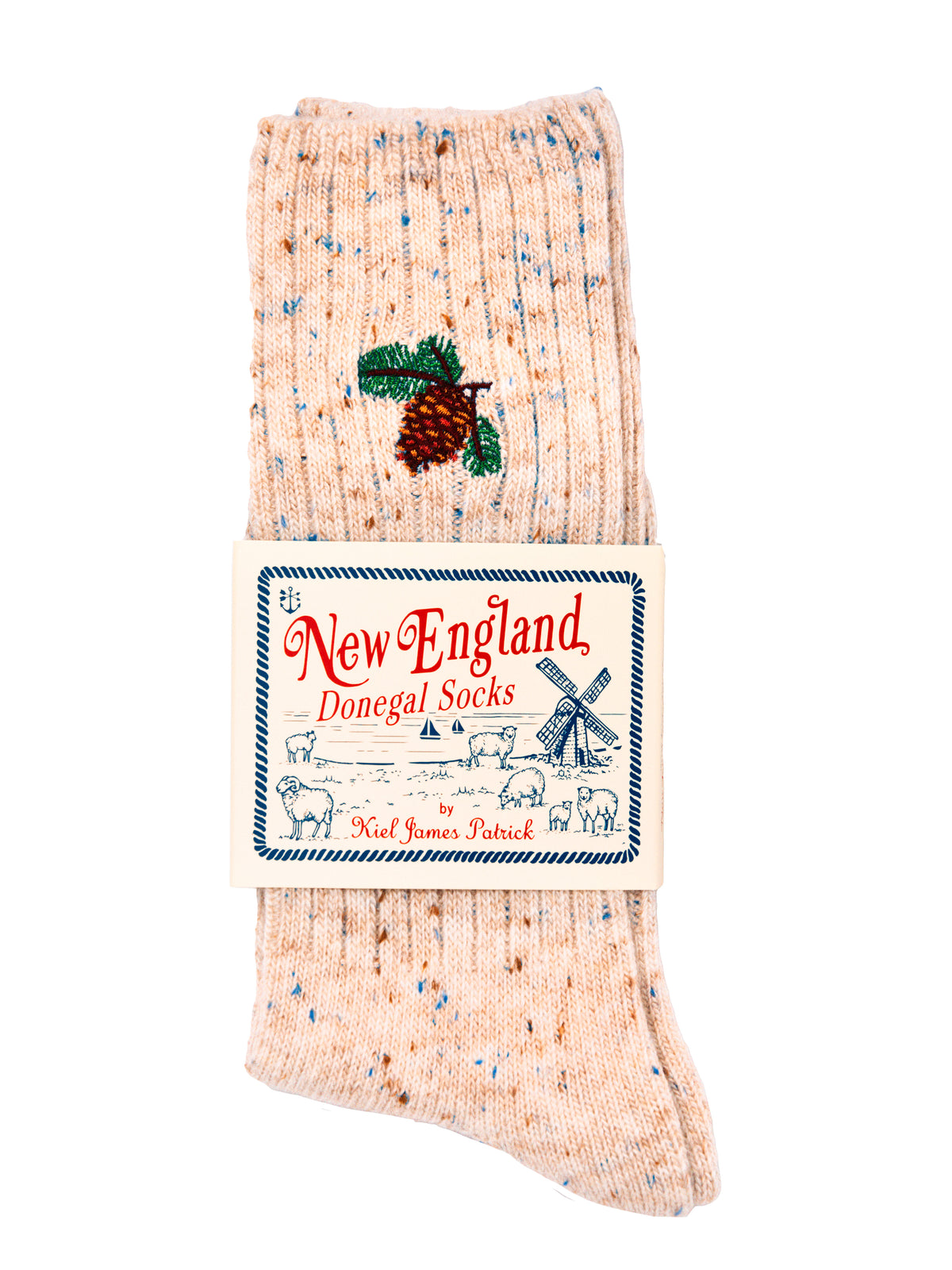Pinecone Donegal Socks
