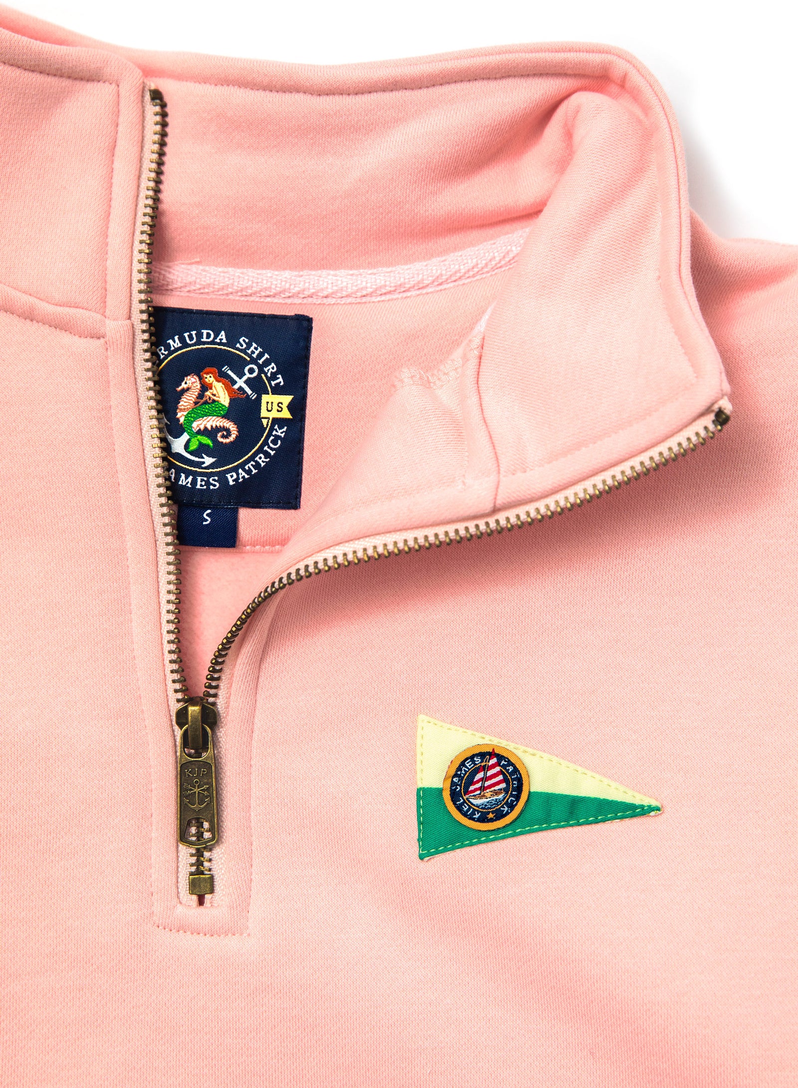 KJP Women's Harbor Sunset Quarterzip Sweatshirt in Pink – Kiel