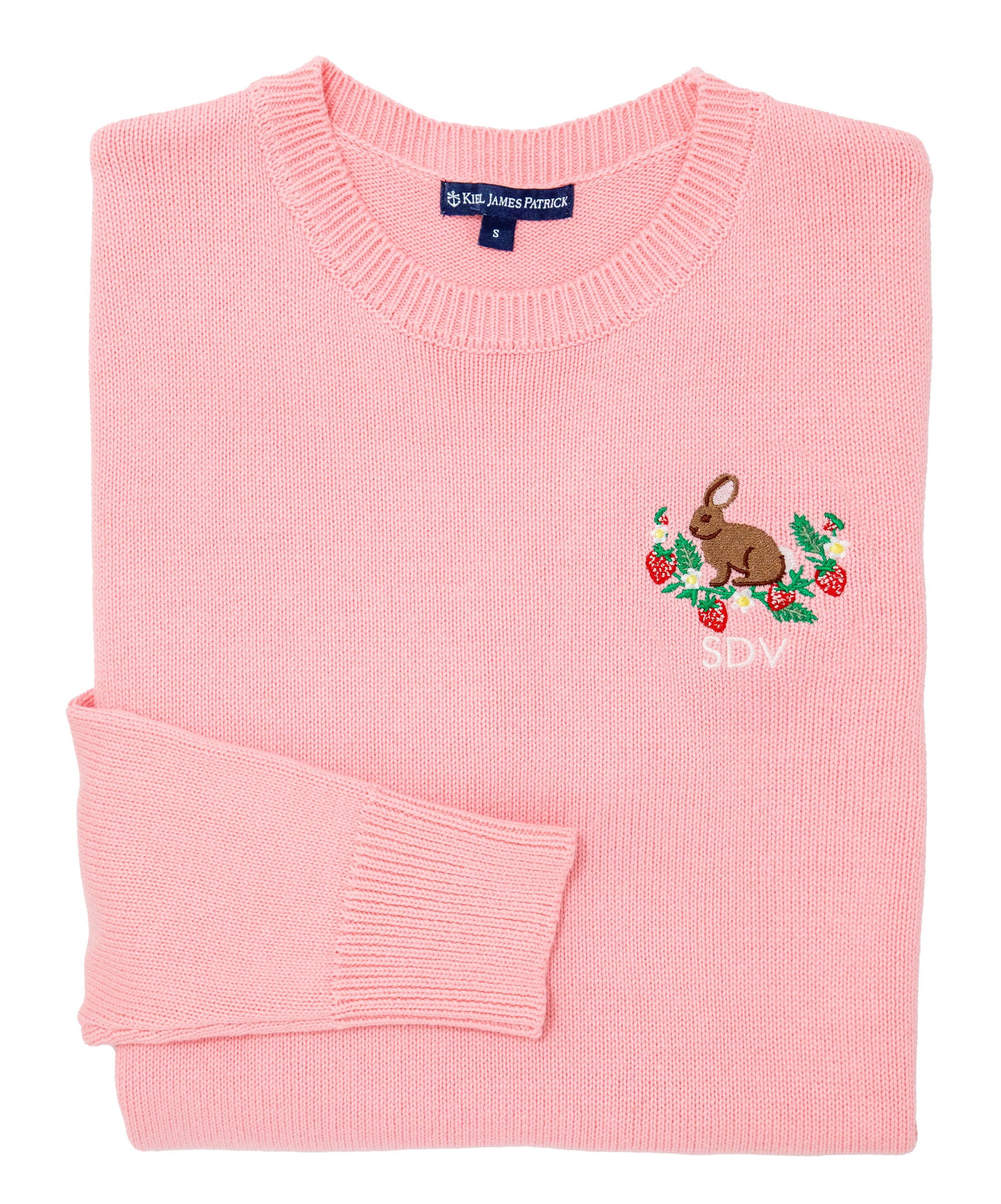 Bunny Meadow Embroidered Monogram Sweater