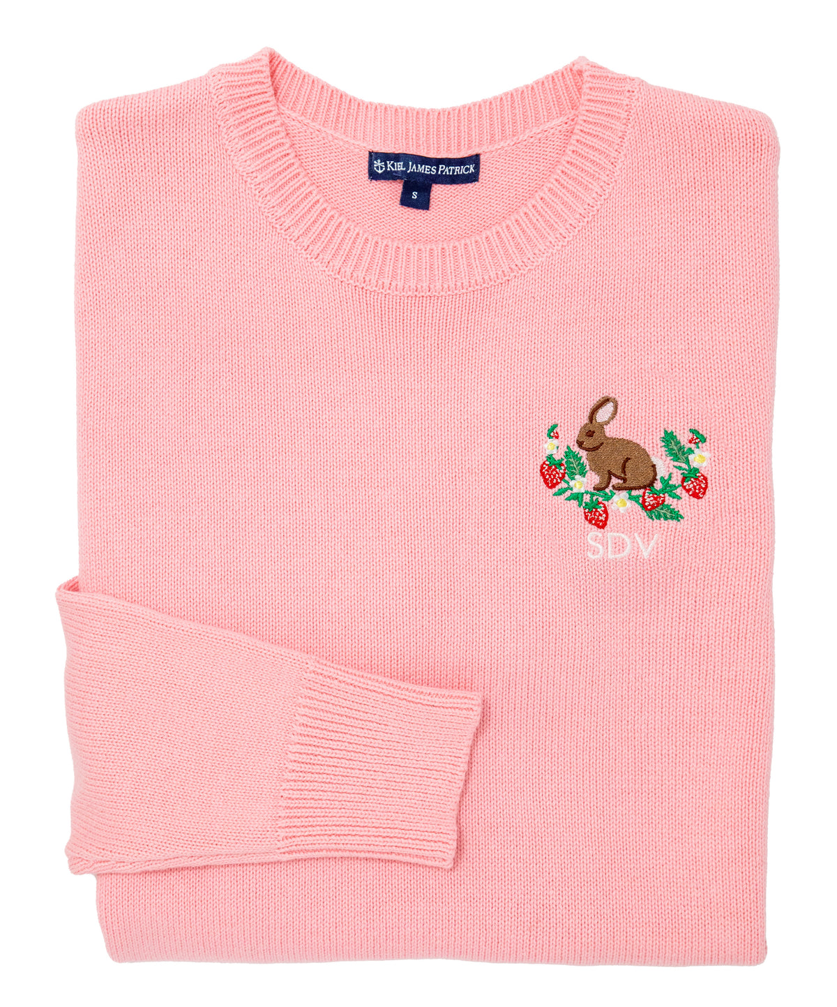 Bunny Meadow Embroidered Monogram Sweater