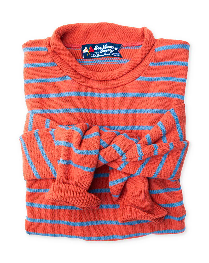 Harrison Striped Rollneck Sweater- Men's