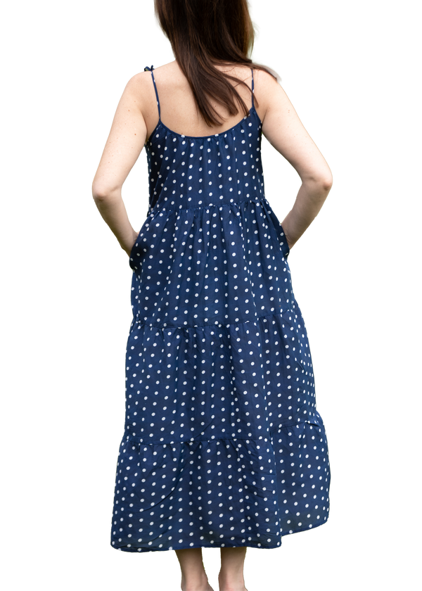 The Grace Polka Dot Maxi Dress