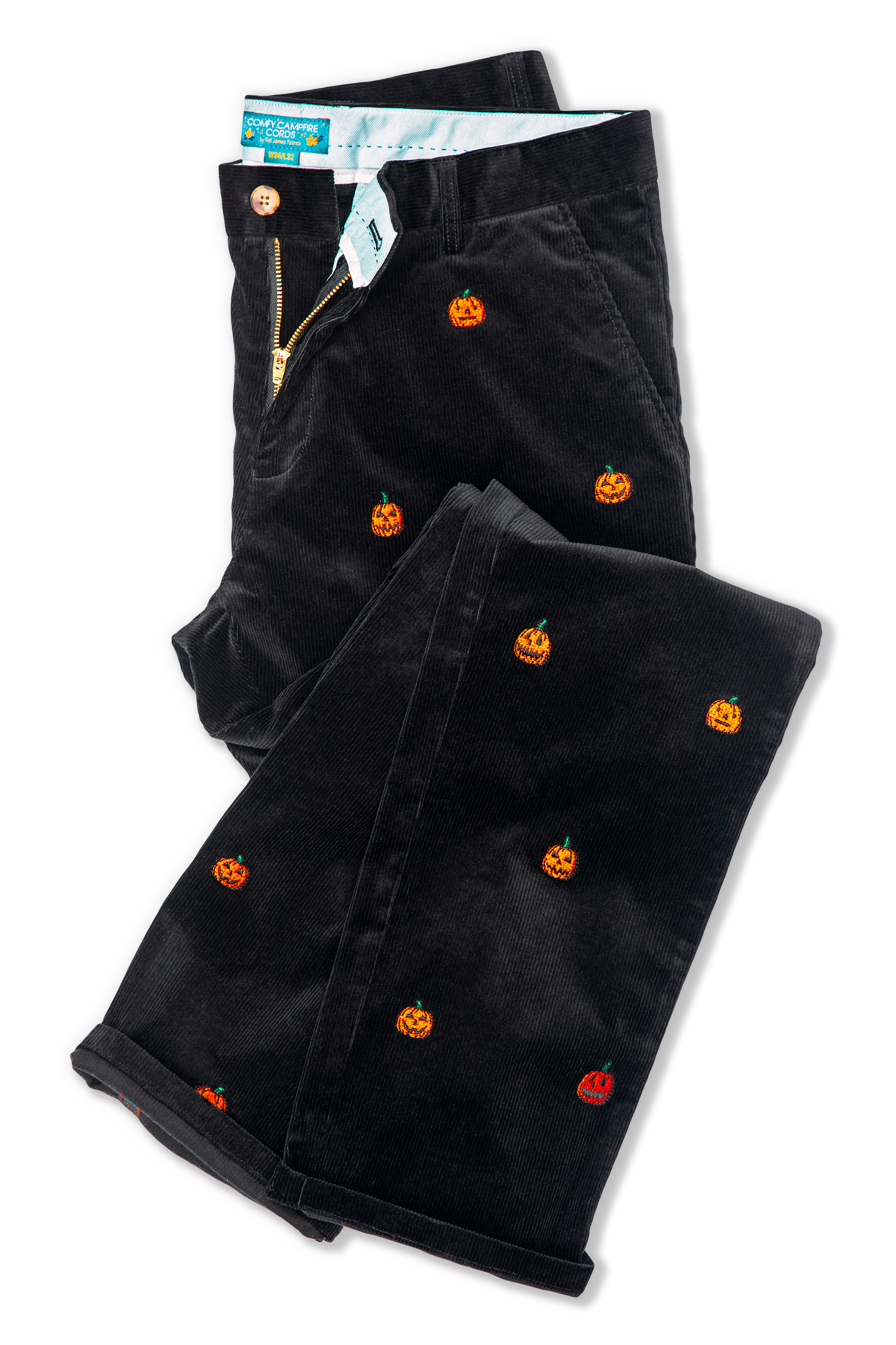 Jack-O-Lantern Corduroy Pants