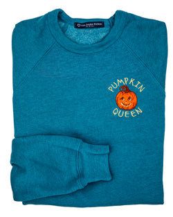 The Pumpkin Queen Sweatshirt-Teal