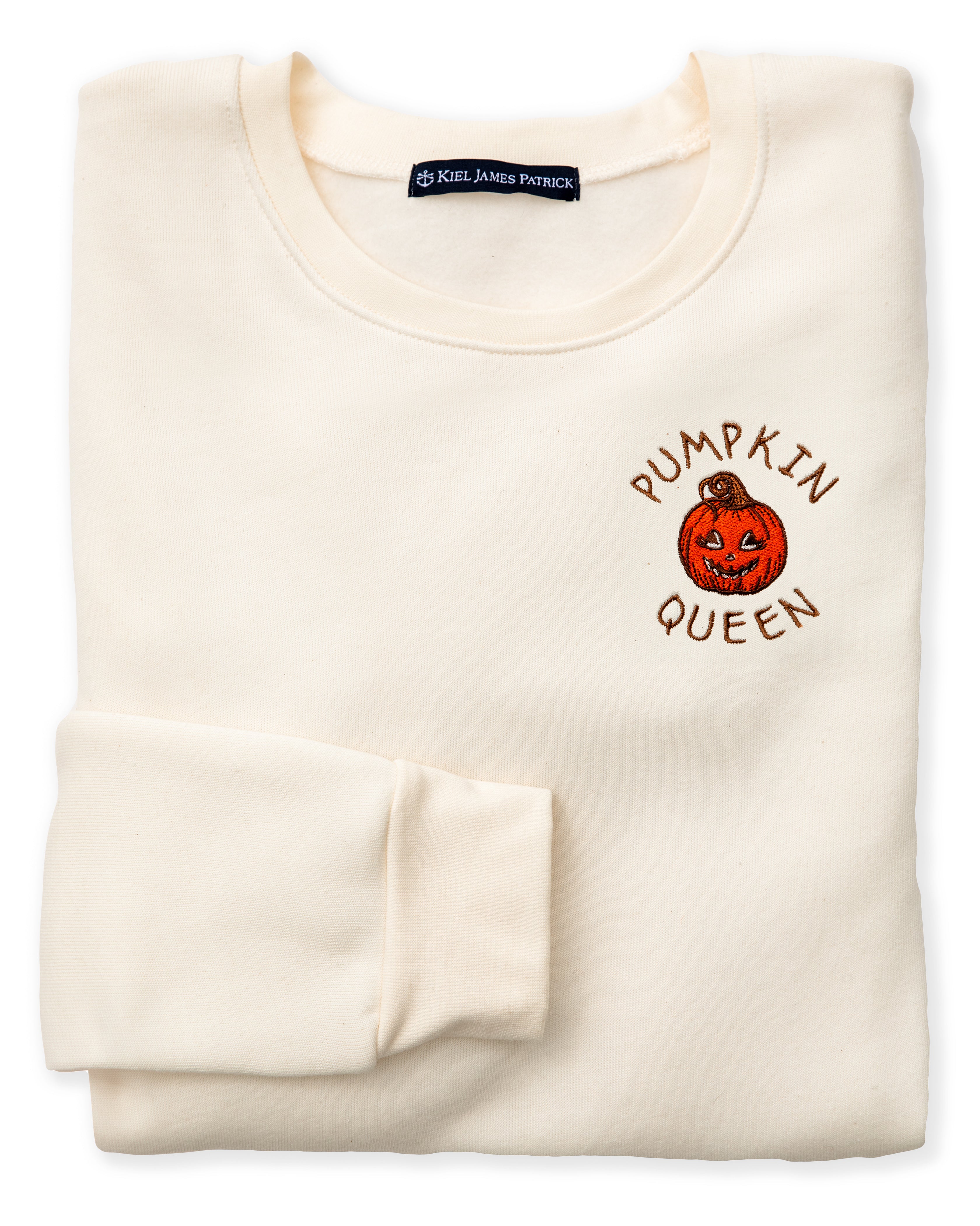 Pumpkin Queen Sweatshirt in Cream