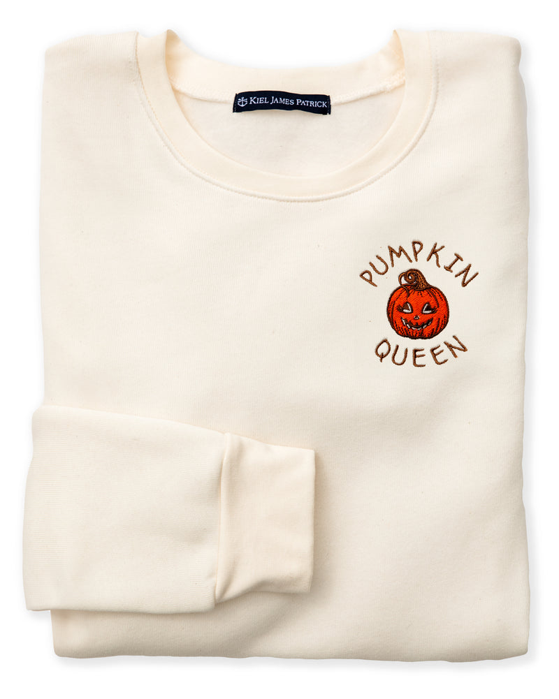 The Pumpkin Queen Sweatshirt- Cream