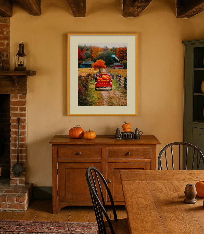 Fall Haul Framed Art Print