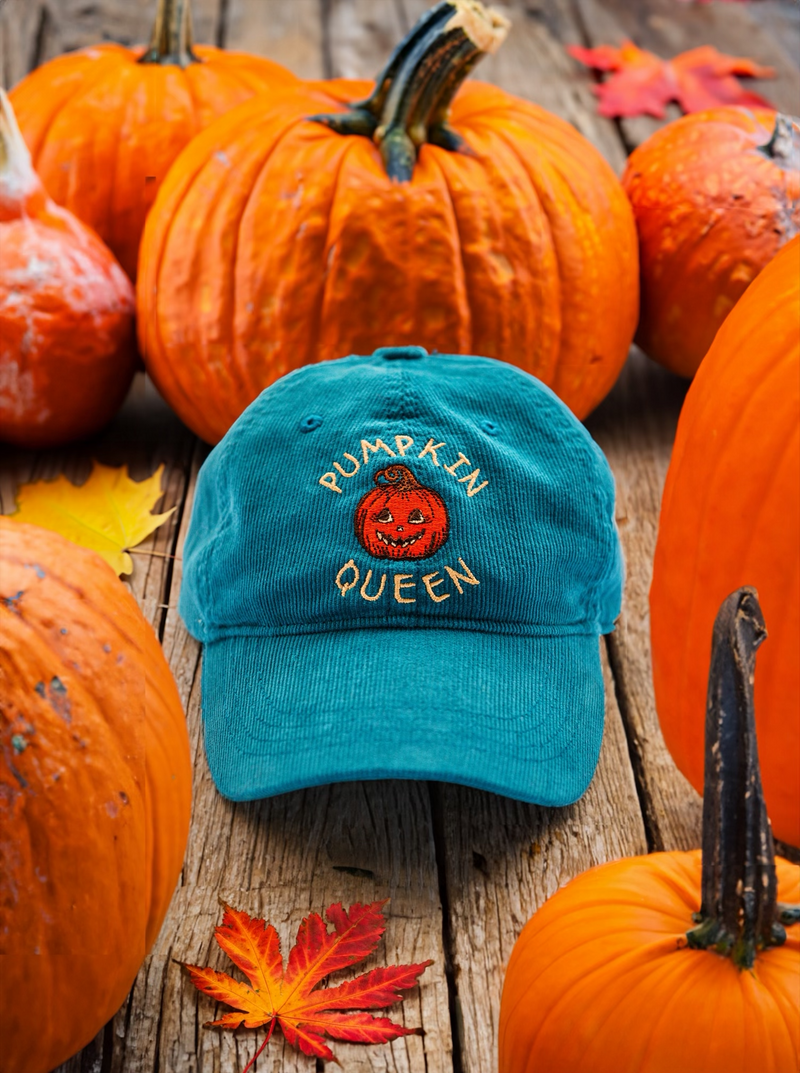 Pumpkin Queen Hat- Teal