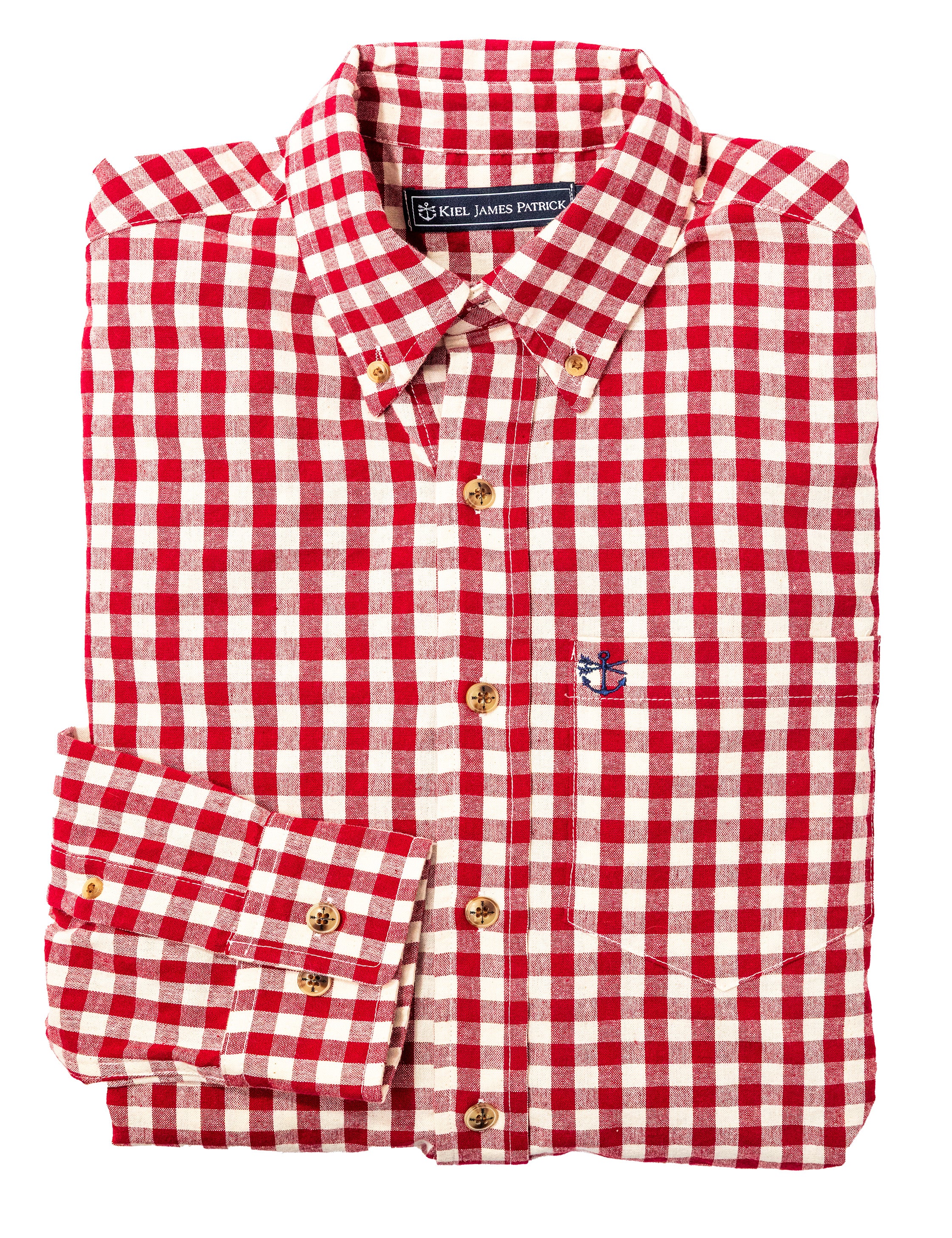 Regatta Gingham Shirt in Red