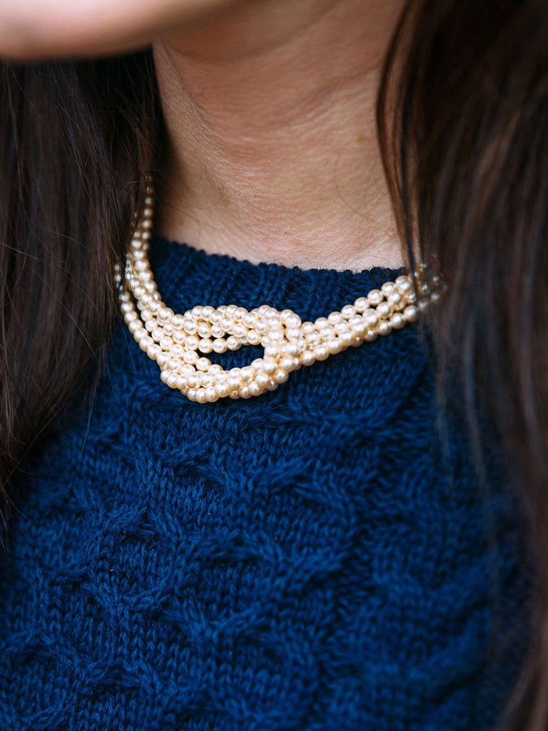 Serena Fairchild Knotted Pearl Necklace