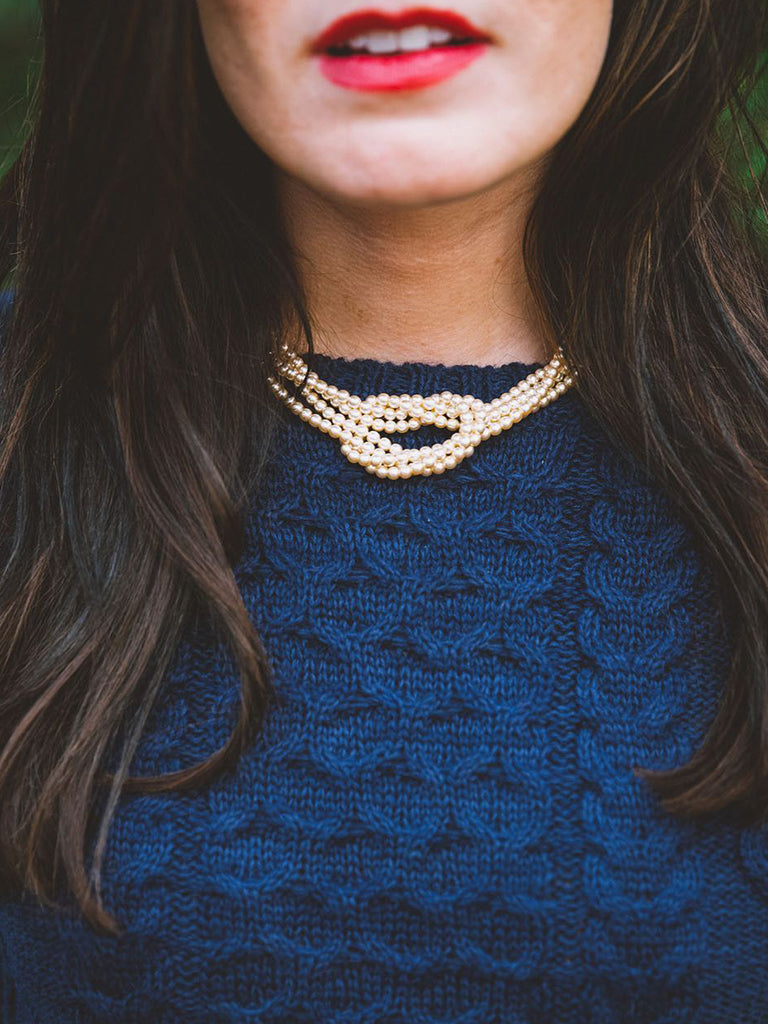 Serena Fairchild Knotted Pearl Necklace