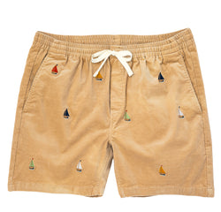 Sailboat Corduroy Shorts